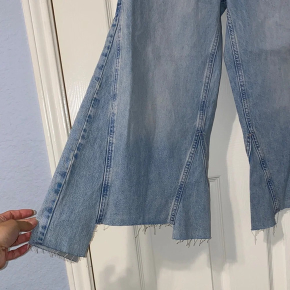 We The Free Light Blue Wide Leg Jeans 26 - Picture 7 of 15